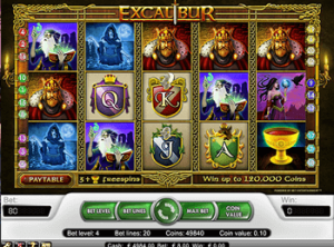 В Максбет зеркале аппарат Excalibur